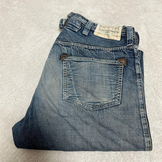 DUCK DIGGER Warehouse Loose Denim Cinch Bag, Size 34 #QYJK0L