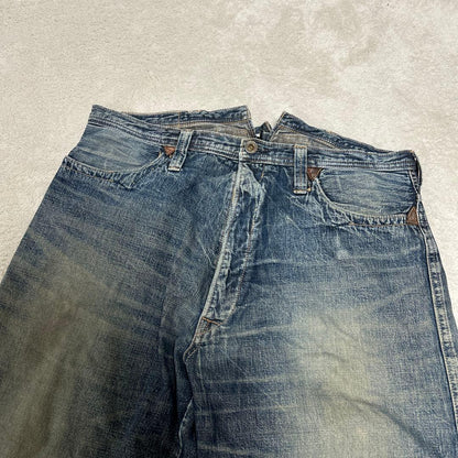 DUCK DIGGER Warehouse Loose Denim Cinch Bag, Size 34 #QYJK0L