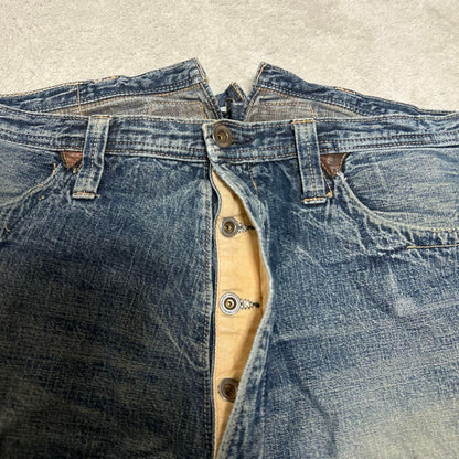 DUCK DIGGER Warehouse Loose Denim Cinch Bag, Size 34 #QYJK0L