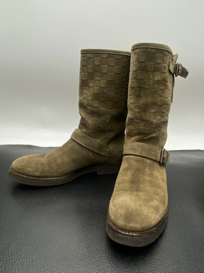 LOUIS VUITTON Damier Engineer Boots #QY7I5C