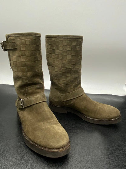 LOUIS VUITTON Damier Engineer Boots #QY7I5C