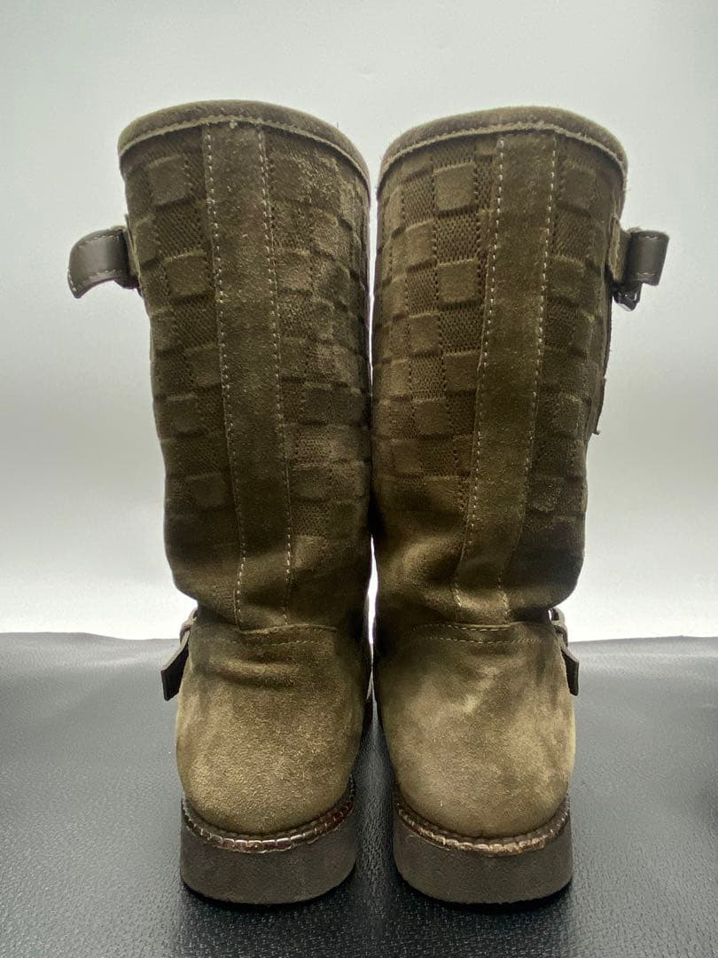 LOUIS VUITTON Damier Engineer Boots #QY7I5C