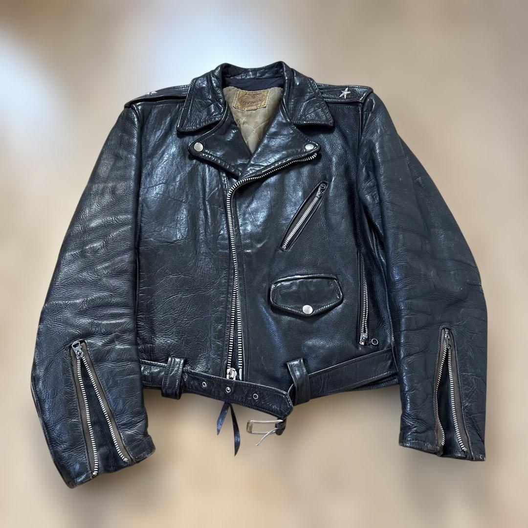 Vintage 50s cowhide rider's One Star Louis Durable #QYBDFE