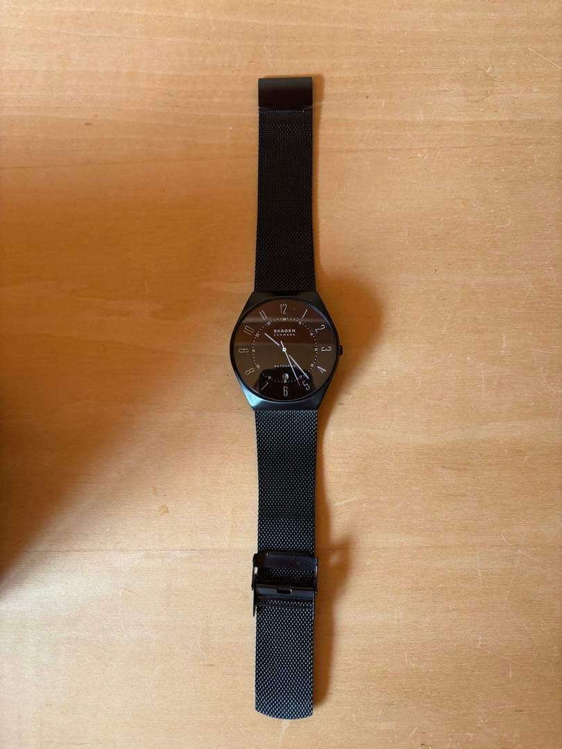 Skagen Model Automatic Midnight Stainless Steel Mesh #QYJ36I