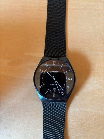 Skagen Model Automatic Midnight Stainless Steel Mesh #QYJ36I