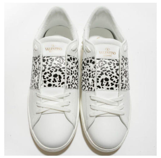 VALENTINO White Leopard Sneakers #PGC07P