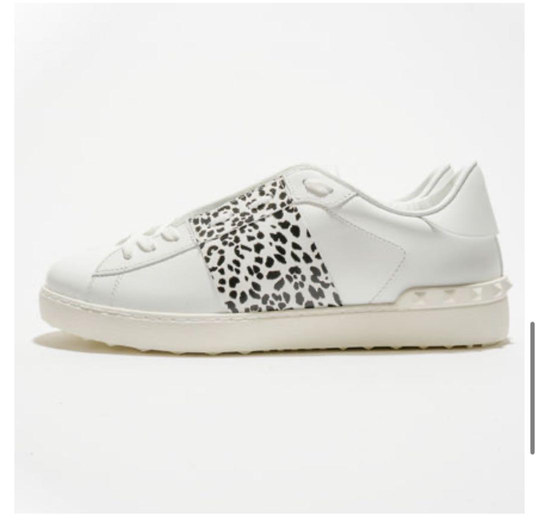 VALENTINO White Leopard Sneakers #PGC07P