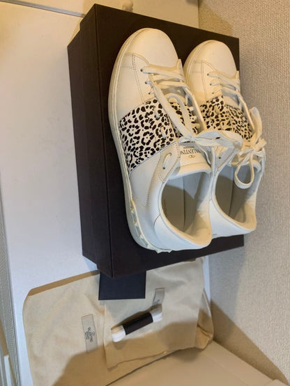 VALENTINO White Leopard Sneakers #PGC07P