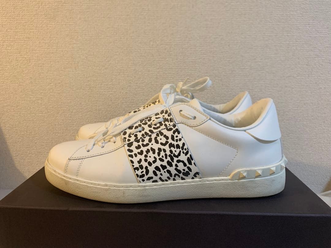 VALENTINO White Leopard Sneakers #PGC07P