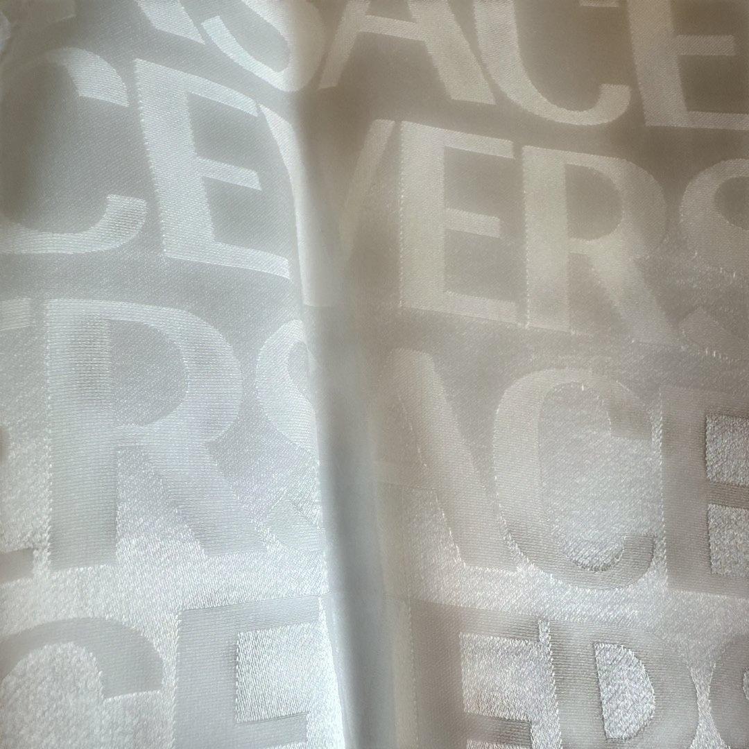 VERSACE Men's White Logo Dress Shirt, Size 40 #QYDAPJ