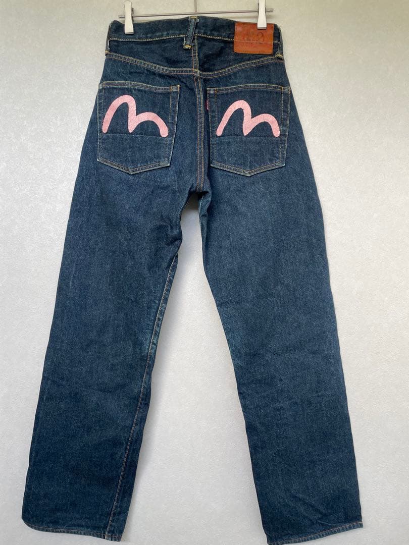EVISU Jeans Lot.2001 Pink Seagull Tiger Ears #QY4YC0