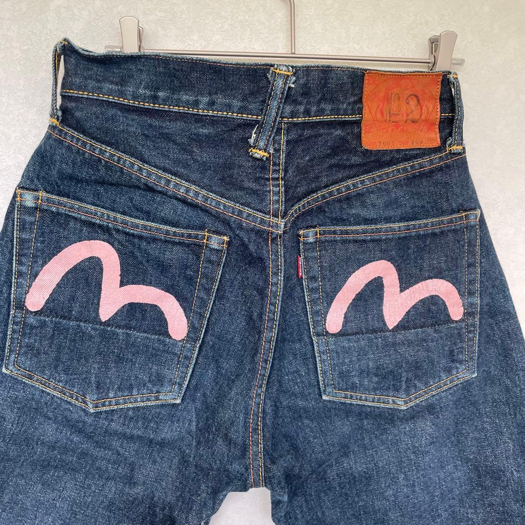 EVISU Jeans Lot.2001 Pink Seagull Tiger Ears #QY4YC0
