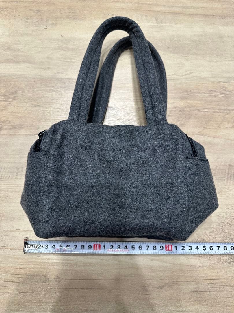 PRADA wool handbag, gray #QY3NJ6