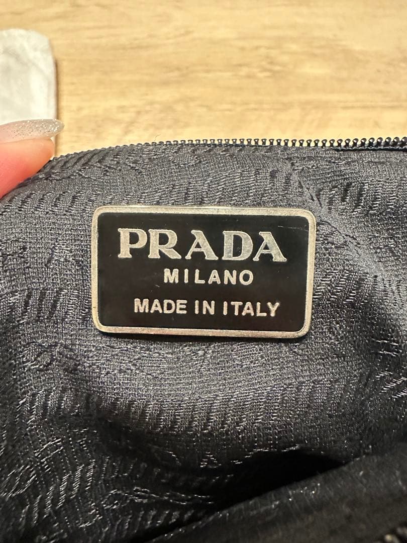 PRADA wool handbag, gray #QY3NJ6