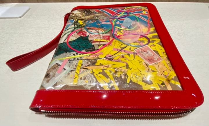 Christian Louboutin Trash Cris iPad Case Multicolor PVC/Leather #QY5KO9