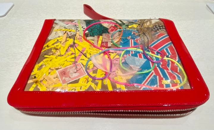 Christian Louboutin Trash Cris iPad Case Multicolor PVC/Leather #QY5KO9