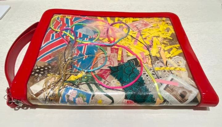 Christian Louboutin Trash Cris iPad Case Multicolor PVC/Leather #QY5KO9