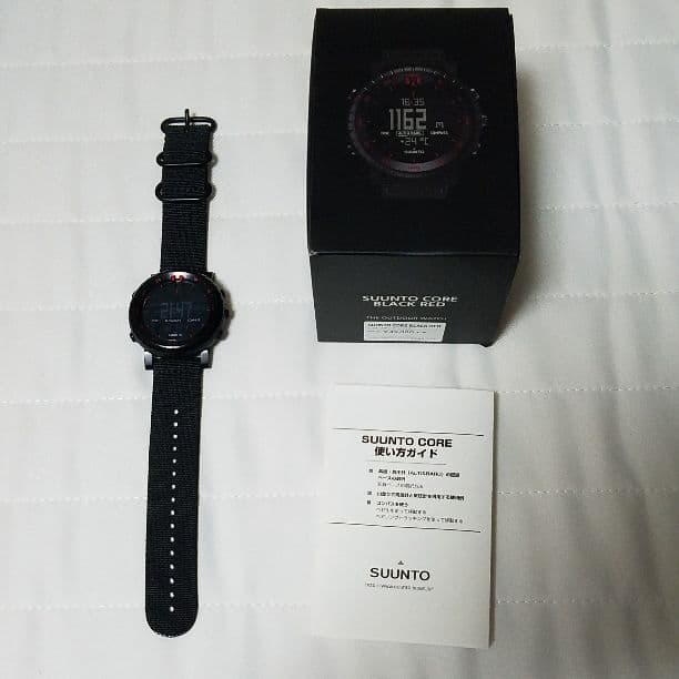 SUUNTO CORE BLACK RED #PFHT2A