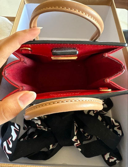 Christian Louboutin Paloma Nano Mini Bag Black Rare Hankyu Chain Strap #QY72RY