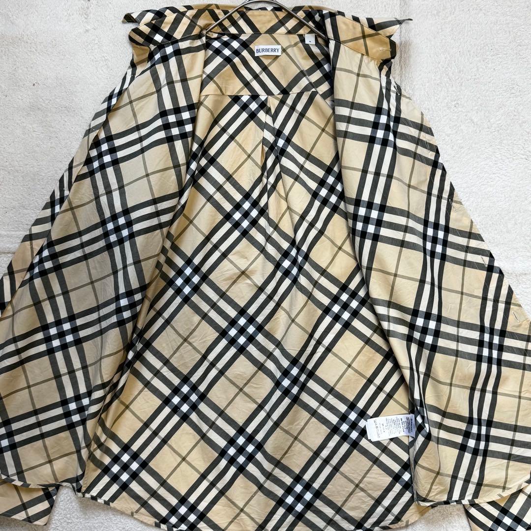 Current Burberry checked long-sleeved shirt #PGGQ6I