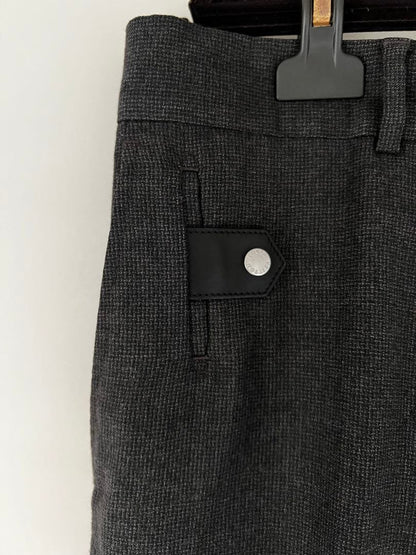 LOUIS VUITTON Men's Pants and Slacks, Size 42, Gray Wool #QY309N