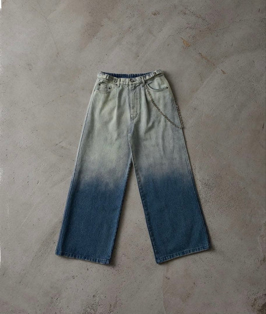 CLEL core heavy ounce gradient denim #QYDJKT