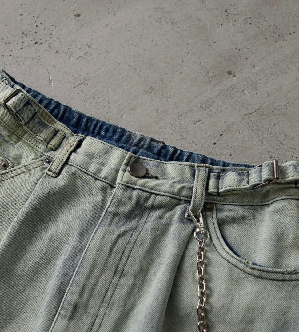 CLEL core heavy ounce gradient denim #QYDJKT