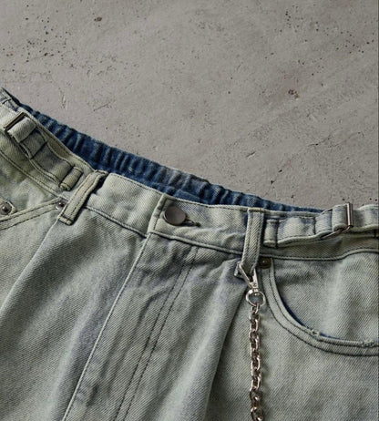 CLEL core heavy ounce gradient denim #QYDJKT