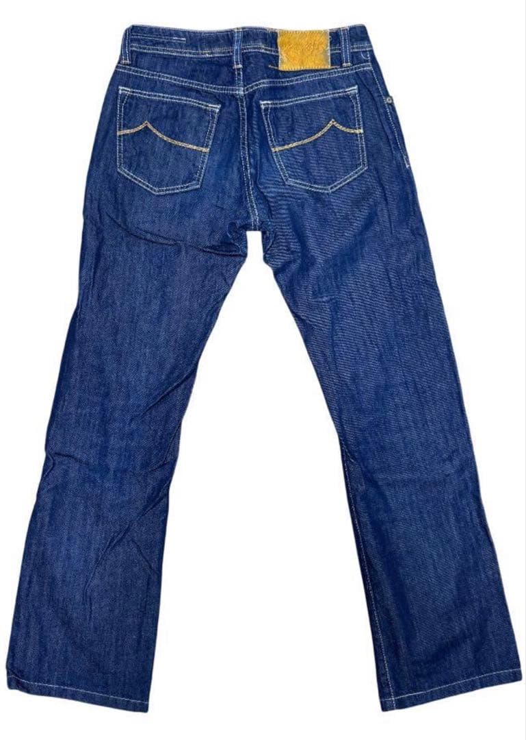 Jacob Cohen Straight Denim Pants, Made in Italy #PC44LL