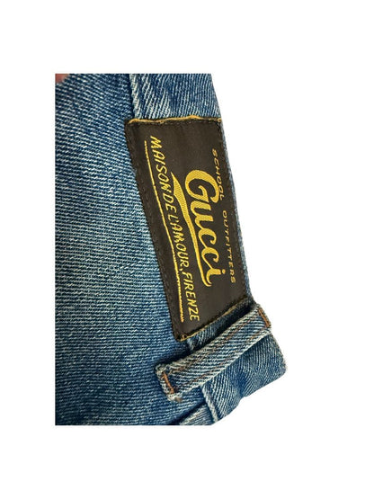 Gucci Eco-Wash Organic Straight Denim, Size 28 #PCIG0L