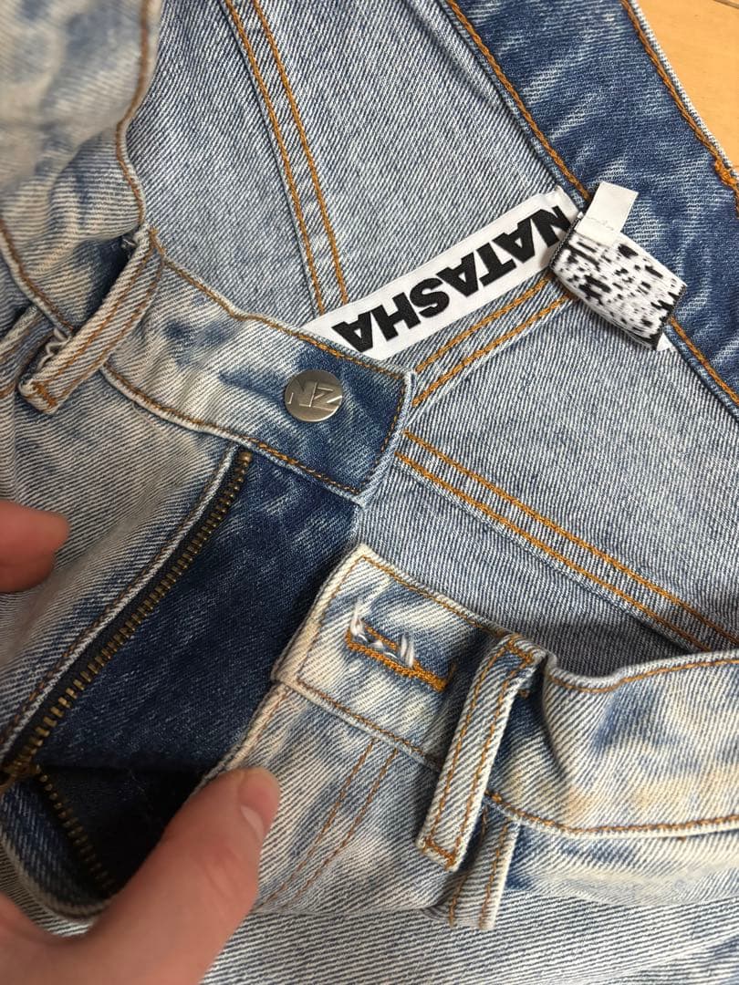 24AW Natasha Zinko Distressed Denim Shorts #QYGIFV