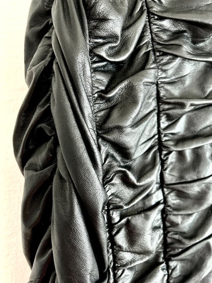 Archive DIOR HOMME 07SS Shirring Leather Blouson #QY7AFG