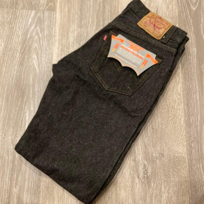 Deadstock Vintage Levi's 501 Dyed Black W31 L32 #PCDZ61