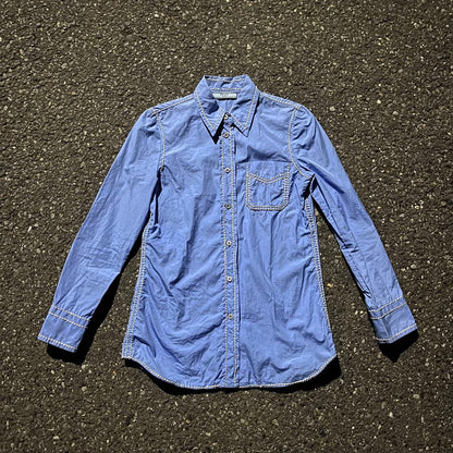 PRADA 15ss archive stitch shirt #QY7AGX