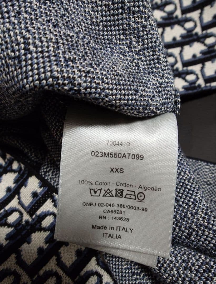 Dior Oblique Shirt Jacket Pants Coat Denim Blouson Down Knit #QYI0A6