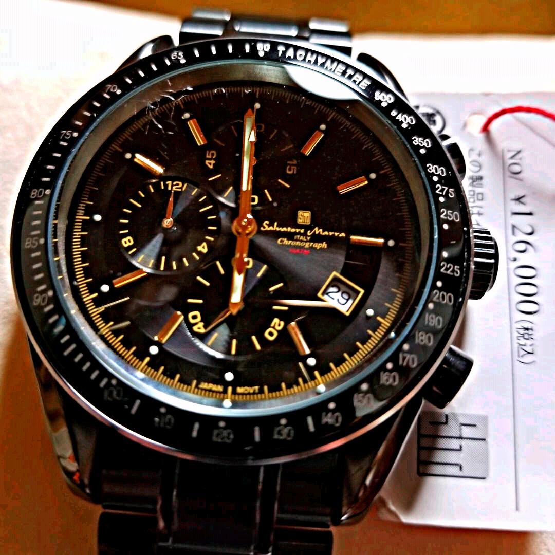 This cool model features a high-performance center chronograph. #QY73QM
