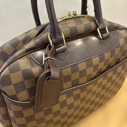 Louis Vuitton Deauville SPO Damier Ebene Canvas Brown #QYGB3H