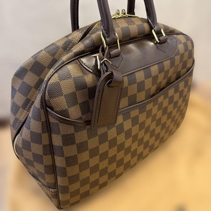 Louis Vuitton Deauville SPO Damier Ebene Canvas Brown #QYGB3H