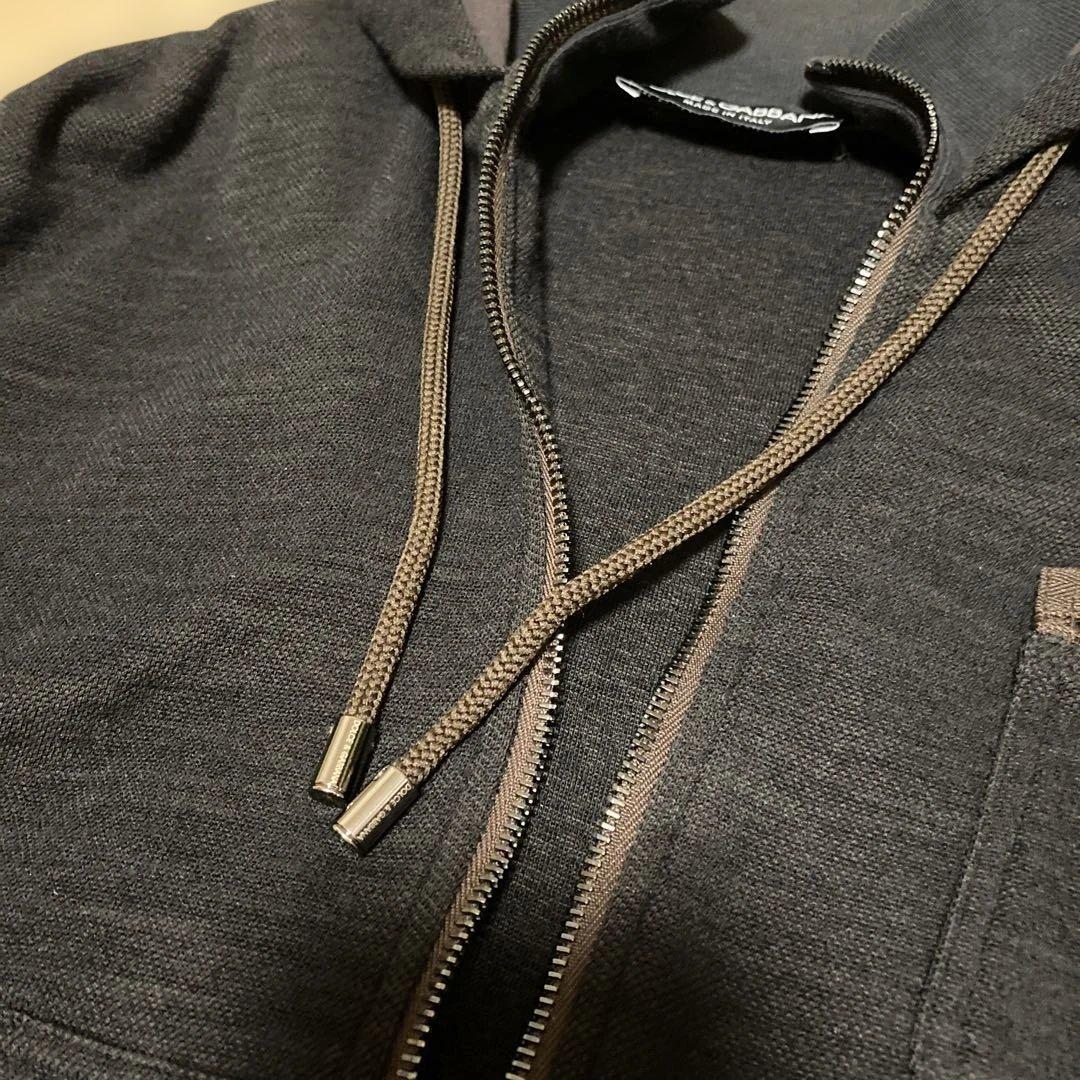 Dolce & Gabbana logo plaque zip hoodie, unisex #QYINTO