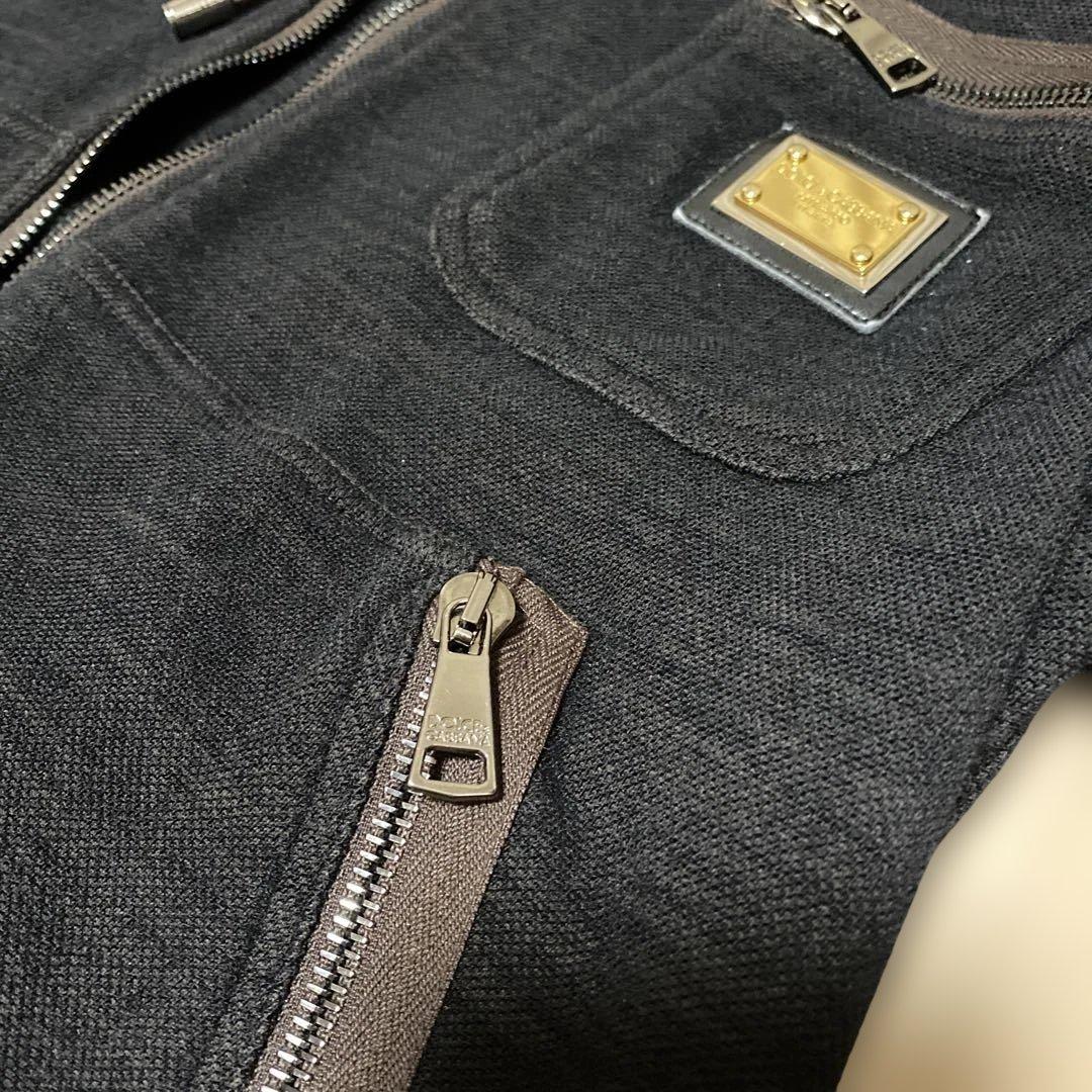 Dolce & Gabbana logo plaque zip hoodie, unisex #QYINTO