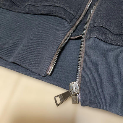 Dolce & Gabbana logo plaque zip hoodie, unisex #QYINTO