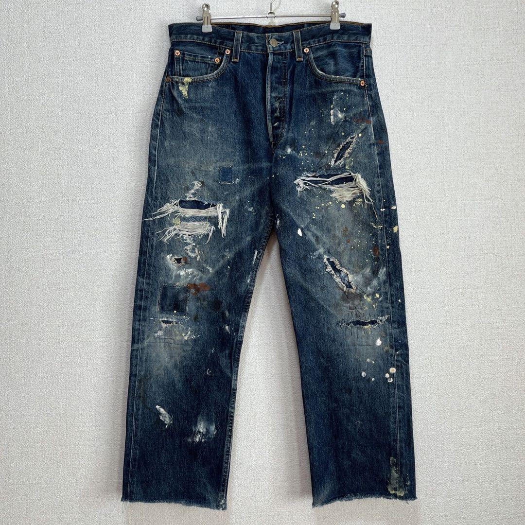 Special Atmosphere Demon Beard 90's Levi's 501 Denim W33 #PC38V4