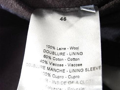 Dior Homme Melton Wool Rider Jacket, Size 46, with Cotton Lining #QY8KRM