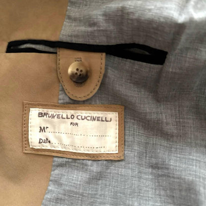 BRUNELLO CUCINELLI suede leather jacket #QYJB6L