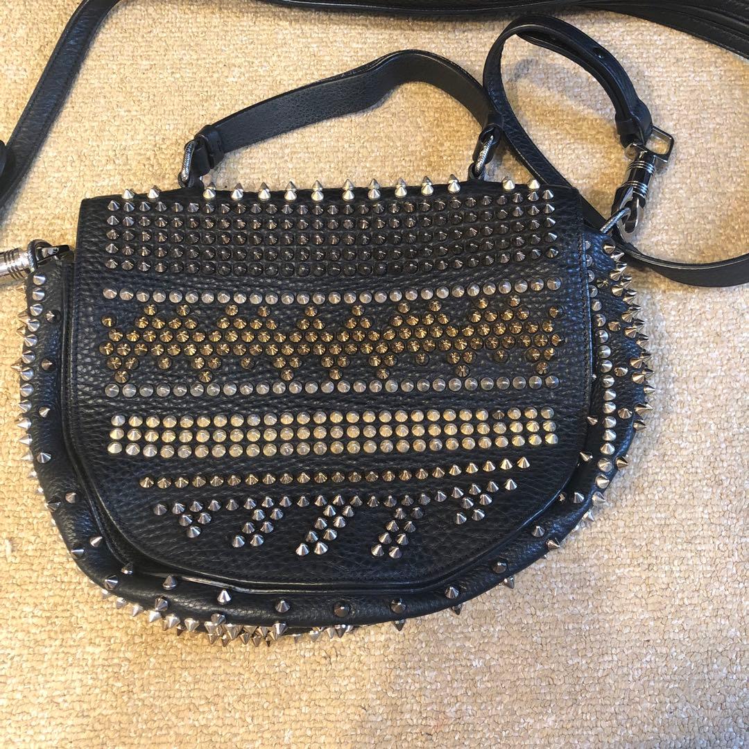Christian Louboutin Panettone Messenger Bag Black #QYIV5M