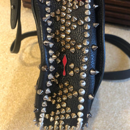 Christian Louboutin Panettone Messenger Bag Black #QYIV5M