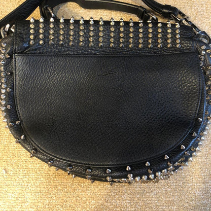 Christian Louboutin Panettone Messenger Bag Black #QYIV5M