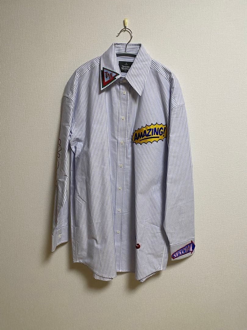 Vivienne Westwood MAN embroidered patch shirt #QYC7ZG