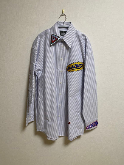 Vivienne Westwood MAN embroidered patch shirt #QYC7ZG
