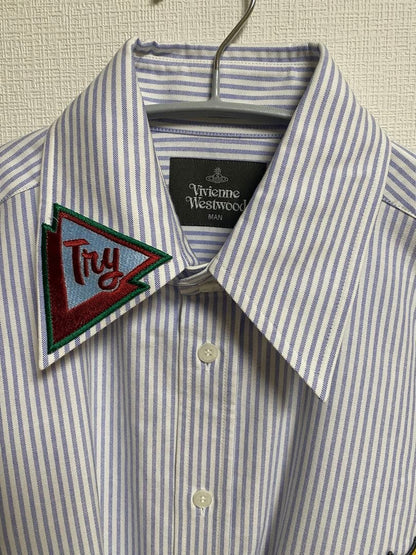 Vivienne Westwood MAN embroidered patch shirt #QYC7ZG